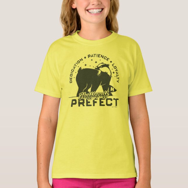 HUFFLEPUFF™ Prefect Badge T-Shirt (Front)
