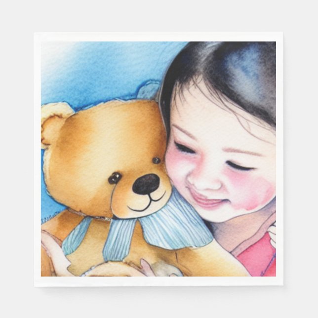 Hug a Bear Napkins (Front)