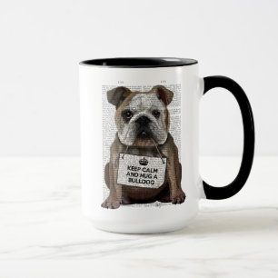 Hug a Bulldog Mug
