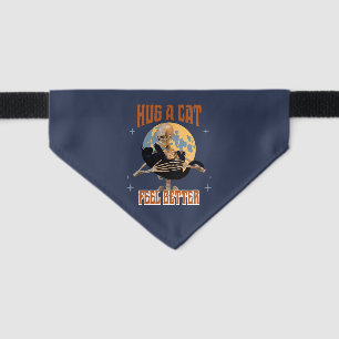 Hug a Cat Feel Better Introvert Cat Humor Pet Bandana Collar