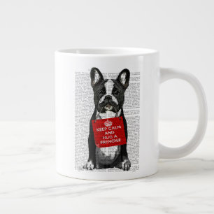 Hug a Frenchie Giant Coffee Mug
