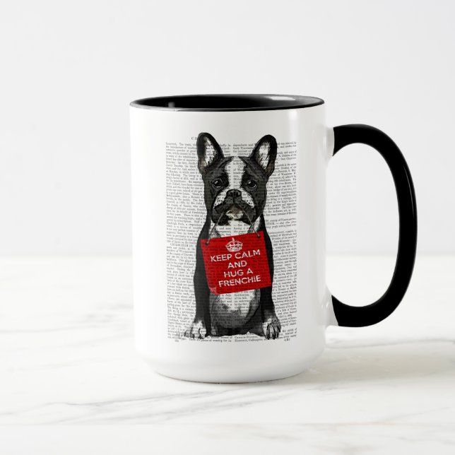 Hug a Frenchie Mug (Right)