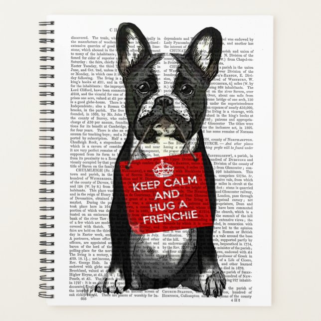 Hug a Frenchie Planner (Front)