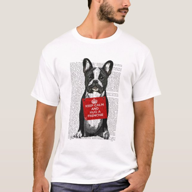 Hug a Frenchie T-Shirt (Front)