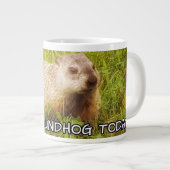 Hug a groundhog today mug (Front Right)