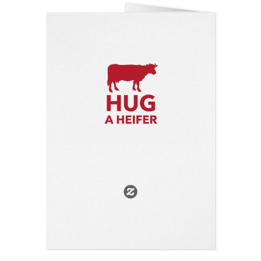 Hug a Heifer Funny Dairy Farm (Back)