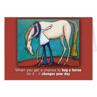 Hug a Horse Cards