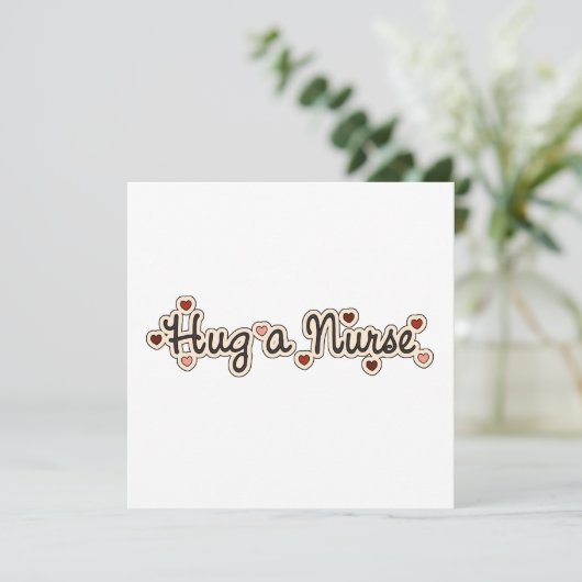 Hug a Nurse T-shirts and Gifts (Standing Front)