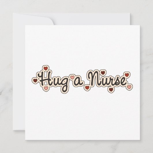 Hug a Nurse T-shirts and Gifts (Front)