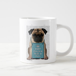 Hug a Pug Giant Coffee Mug