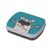 Hug a Pug Jelly Belly Tin (Side)