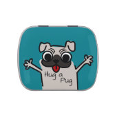 Hug a Pug Jelly Belly Tin (Top)