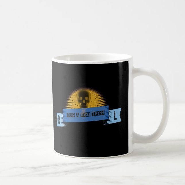 "Hug a Rad Tech" design Coffee Mug (Right)