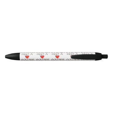 Hug a Soldier Black Ink Pen Hug a Soldier Black Ink Pen