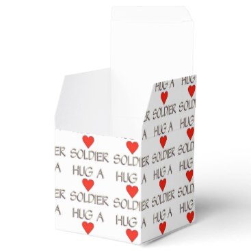 Hug a Soldier Favor Box Hug a Soldier Favor Box