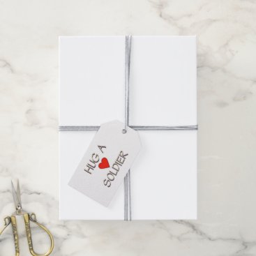 Hug a Soldier Gift Tags Hug a Soldier Gift Tags