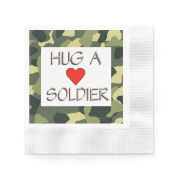 Hug a Soldier Napkin Hug a Soldier Napkin