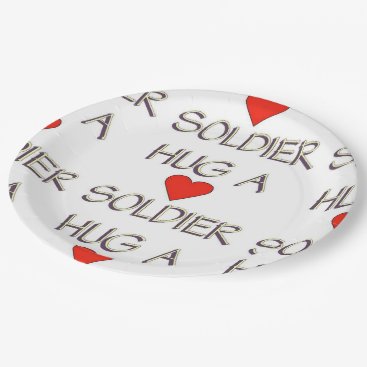 Hug a Soldier Paper Plate Hug a Soldier Paper Plate