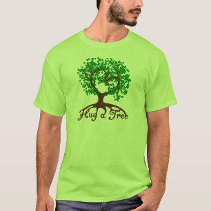Hug a Tree Adult T-Shirt
