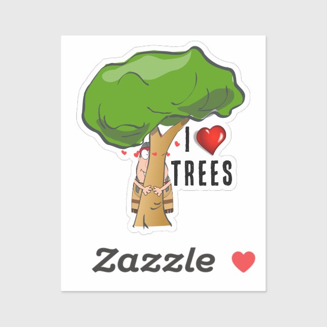 Hug a Tree Day Sticker (Sheet)