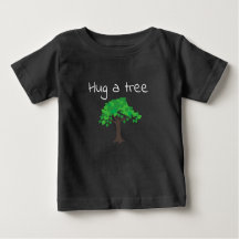 Hug a tree graphic and words