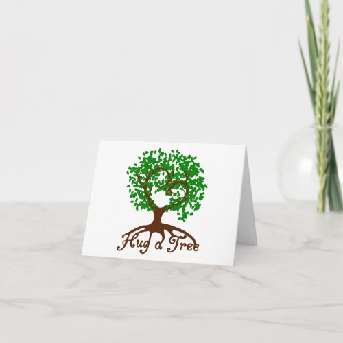 Hug a Tree Note Cards