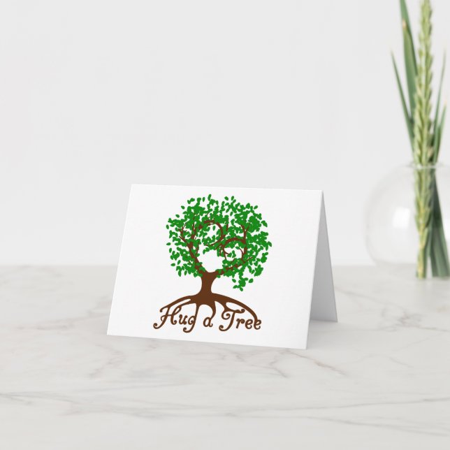 Hug a Tree Note Cards (Front)