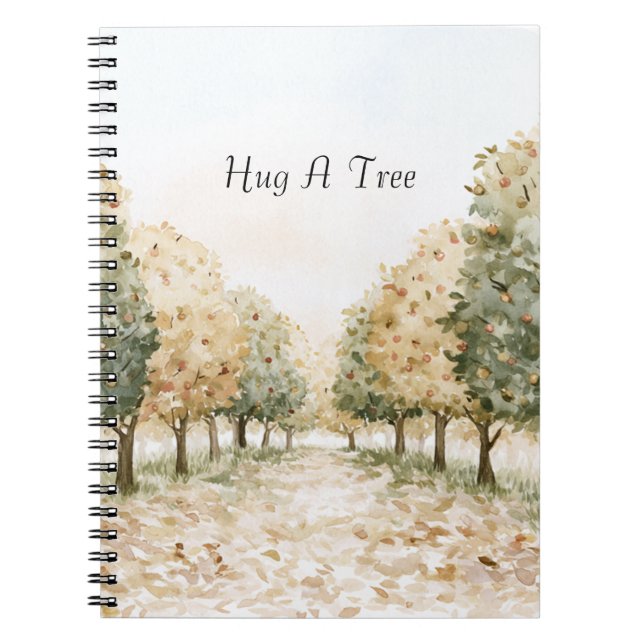 Hug A Tree Notebook (Front)