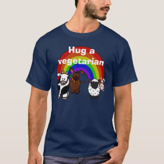 Hug a Veggie Dark T-shirt