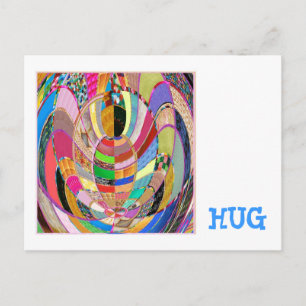 HUG - an artistic presentation Postcard