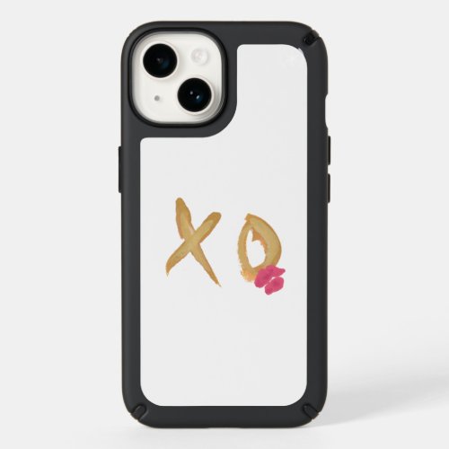 Hug and Kiss Lips XO iPhone 14 Case