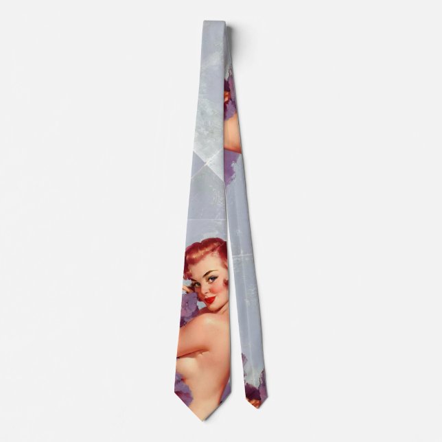 Hug around the neck neck tie (Front)