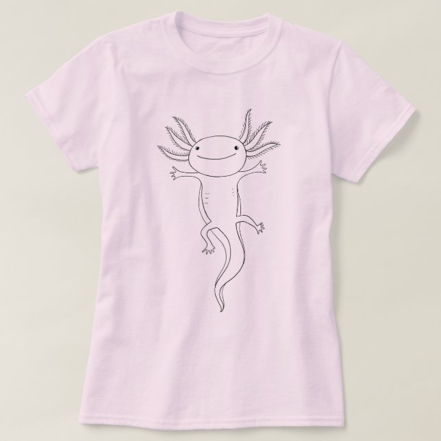 Hug from an Axolotl T-Shirt (Design Front)