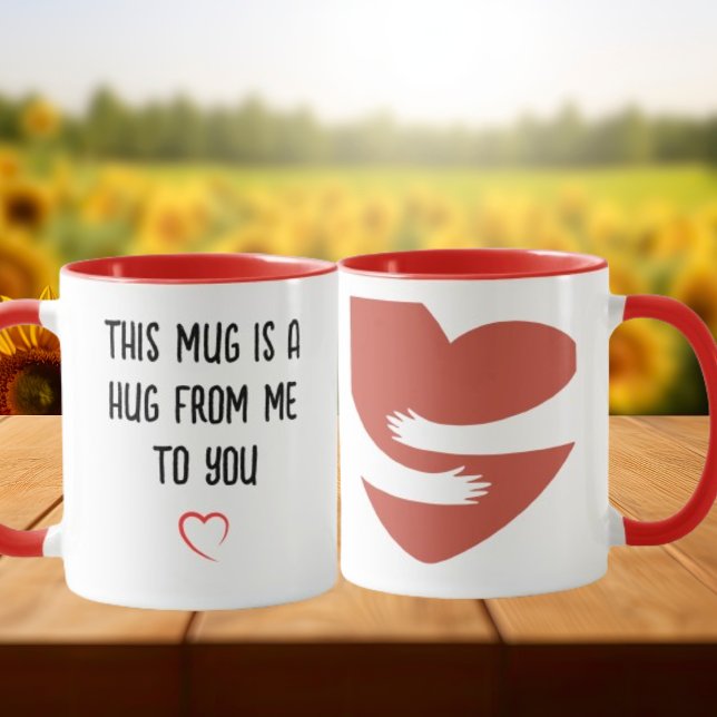 Hug From Me to You Ceramic Mug (Creator Uploaded)