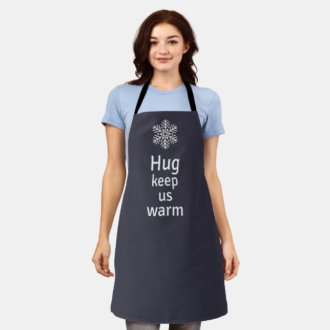 Hug keep us warm apron (Worn)