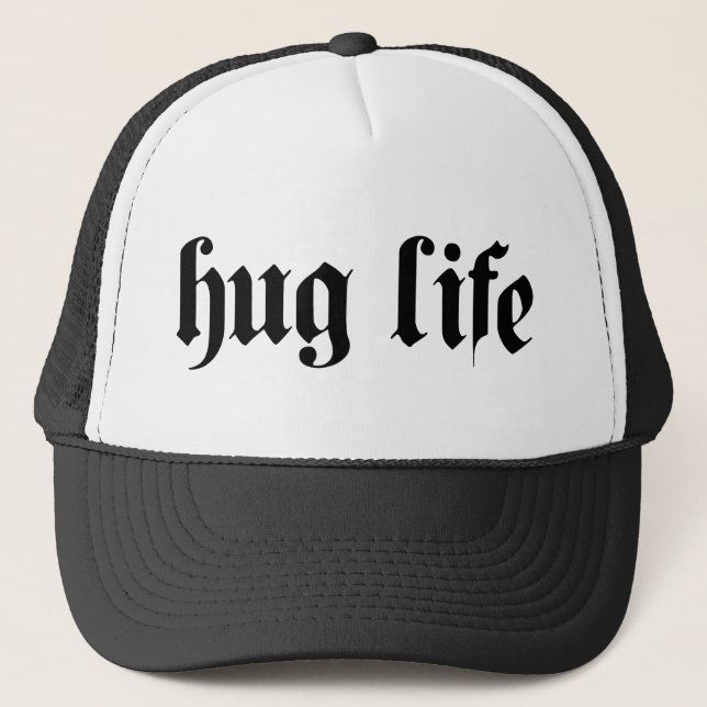 Hug Life Trucker Hat (Front)