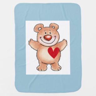 Hug Me Bear Baby Blanket