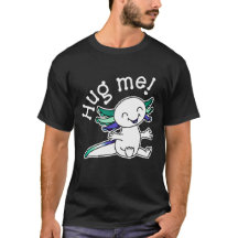 Hug me! Cute Axolotl in Gay Men's Pride colors
