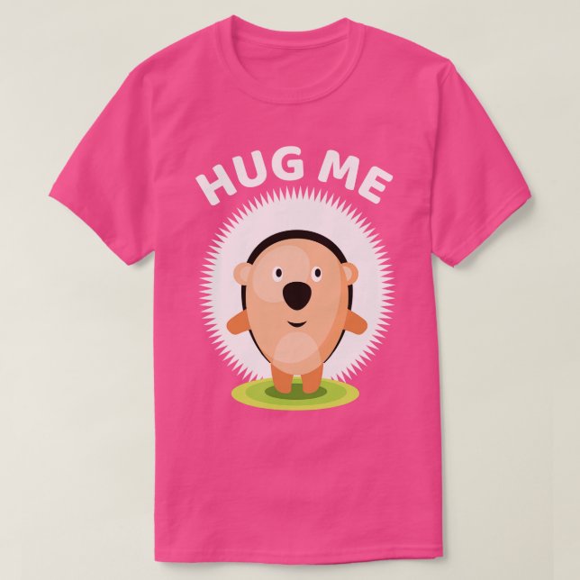 Hug me hedgehog tshirt (Design Front)