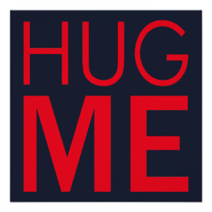 Hug me poster