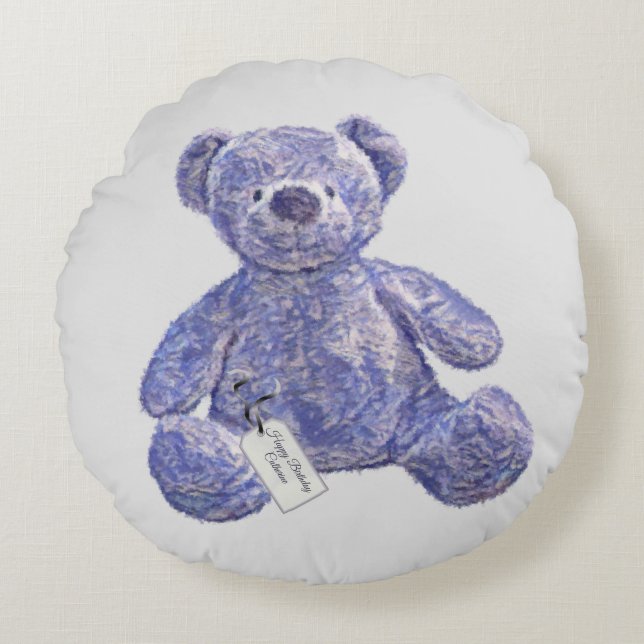 Hug Me Round Pillow (Front)