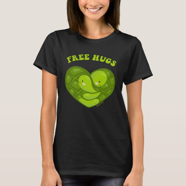 Hug Me Turtle Heart Sea Friendship Love  Cute Deal T-Shirt (Front)