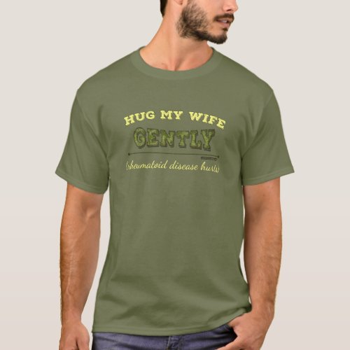 Hug My Wife Gently camo unisex basic T T_Shirt