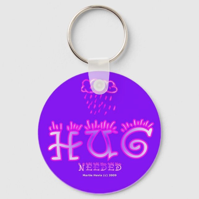 Hug Needed (2a) Keychain (Front)