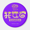 Hug Needed (2b) - Round Magnet