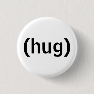 (hug) pinback button