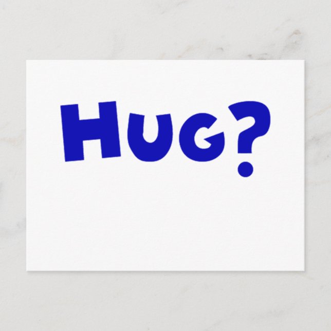 Hug? Postcard (Front)