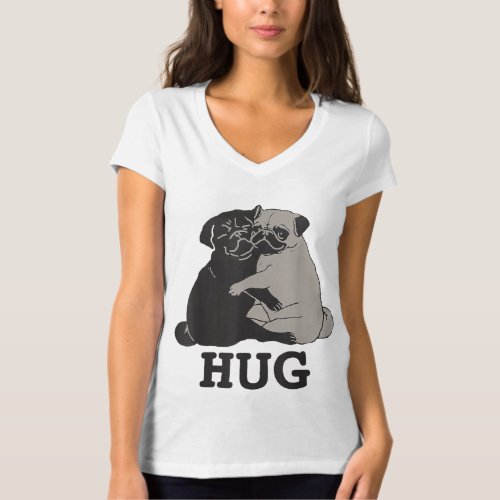 Hug the Pugs gift for Dog Lover Pug Lover  Dog tr T_Shirt