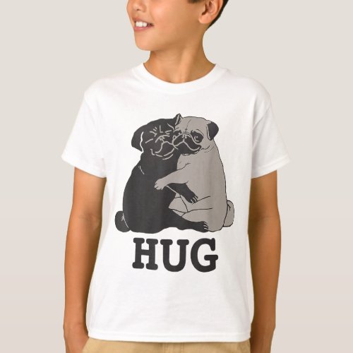 Hug the Pugs gift for Dog Lover Pug Lover  Dog tr T_Shirt