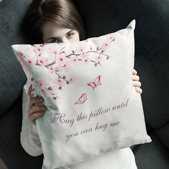 Hug This Pillow Until You Can Hug Me Floral (Creator Uploaded)